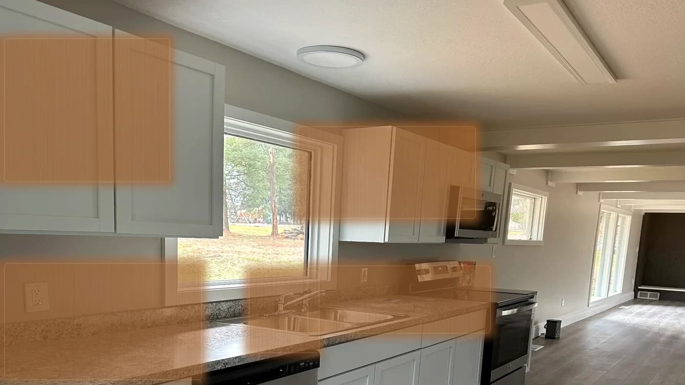 Kitchen remodel finish work